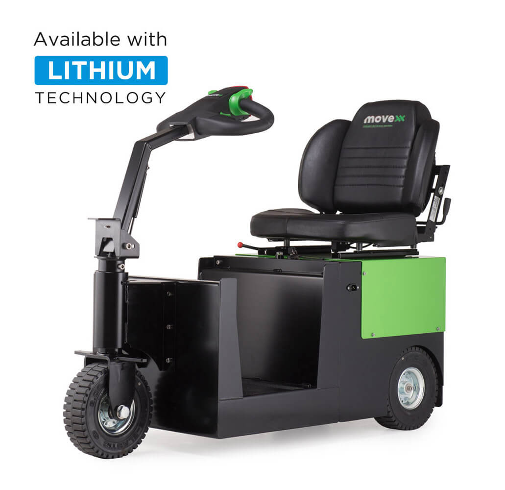 elektrický tahač cc2500-s pro sedící obsluhu s vestavěnou baterií a pohodlnou sedačkou pro řidiče, úvodní foto