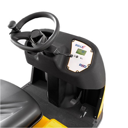 volant a interaktivní displej tahače pro sedícího řidiče bull 2NP (5NP)